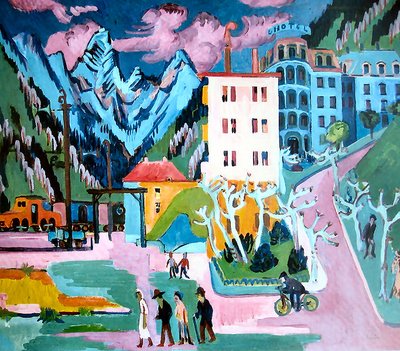 Davos Station by Ernst Ludwig Kirchner